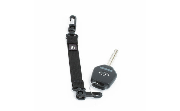 An 8-inch Black Key Strap with a snaphook at either end.